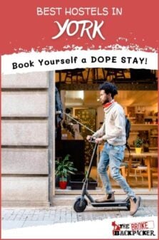 Best Hostels in York Pinterest Image