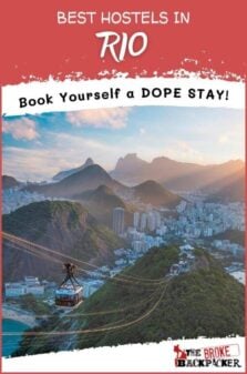 Best Hostels in Rio De Janeiro Pinterest Image