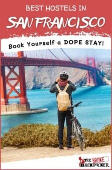 Best Hostels in San Francisco Pinterest Image