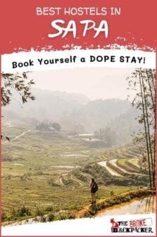 Best Hostels in Sapa Pinterest Image