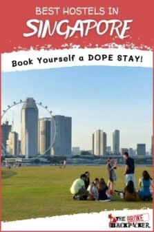 Best Hostels in Singapore Pinterest Image