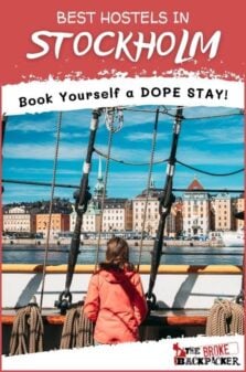 Best Hostels in Stockholm Pinterest Image