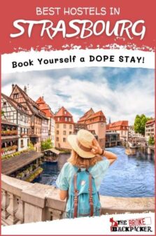 Best Hostels in Strasbourg Pinterest Image