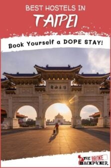 Best Hostels in Taipei Pinterest Image