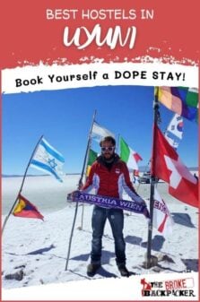 Best Hostels in Uyuni Pinterest Image