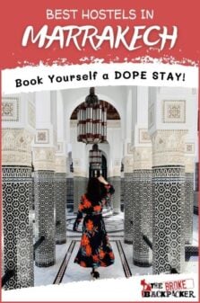 Best Hostels in Marrakech Pinterest Image