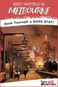 Best Hostels in Melbourne Pinterest Image