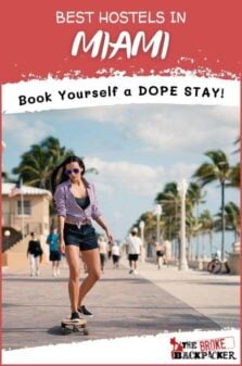 Best Hostels in Miami Pinterest Image