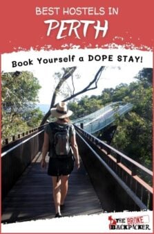 Best Hostels in Perth Pinterest Image