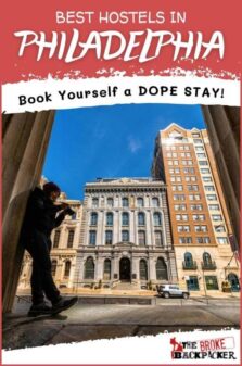 Best Hostels in Philadelphia Pinterest Image