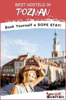 Best Hostels in Poznan Pinterest Image