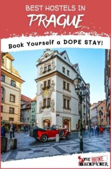 Best Hostels in Prague Pinterest Image