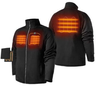 Ororo Mens Heated Fleece Jacket