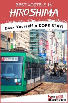 Best Hostels in Hiroshima Pinterest Image