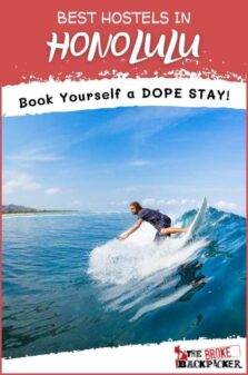 Best Hostels in Honolulu Pinterest Image