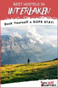 Best Hostels in interlaken Pinterest Image