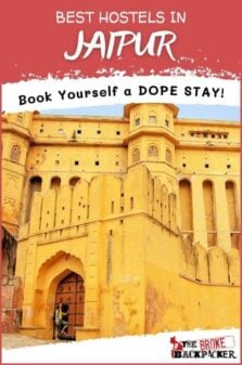 Best Hostels in Jaipur Pinterest Image