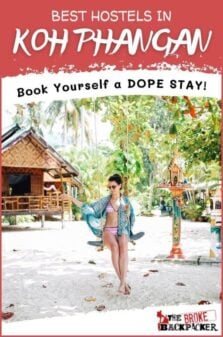 Best Hostels in Koh Phangan Pinterest Image