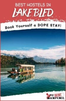 Best Hostels in Lake Bled Pinterest Image