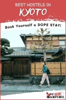 Best Hostels in Kyoto Pinterest Image