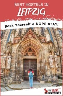 Best Hostels in Leipzig Pinterest Image