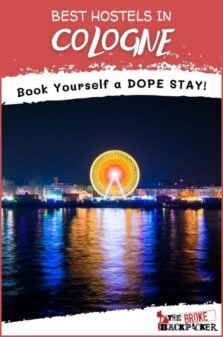 Best Hostels in Cologne Pinterest Image