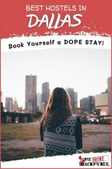 Best Hostels in Dallas Pinterest Image