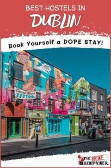 Best Hostels in Dublin Pinterest Image