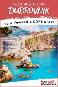 Best Hostels in Dubrovnik Pinterest Image