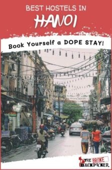 Best Hostels in Hanoi Pinterest Image