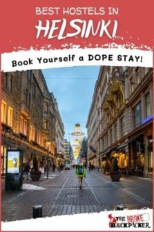 Best Hostels in Helsinki Pinterest Image