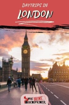 Day Trips in London Pinterest Image
