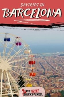 Day Trips in Barcelona Pinterest Image