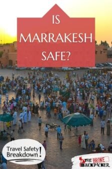 Is Marrakesh Safe Pinterest Image