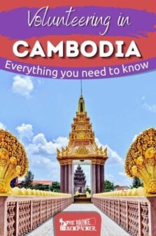 Volunteering in Cambodia Pinterest Image