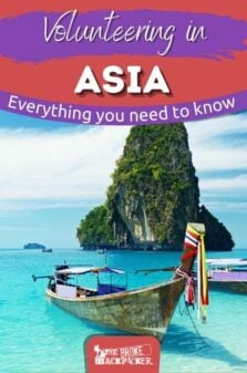 Volunteering in Asia Pinterest Image