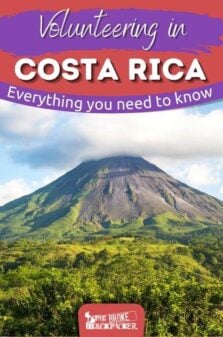 Volunteering in Costa Rica Pinterest Image