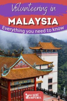 Volunteering in Malaysia Pinterest Image