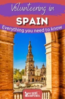 Volunteering in Spain Pinterest Image