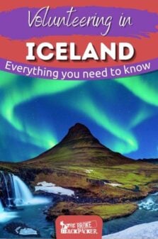 Volunteering in Iceland Pinterest Image