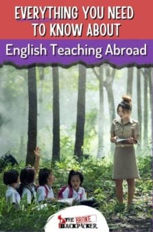 Teaching Abroad Pinterest Image