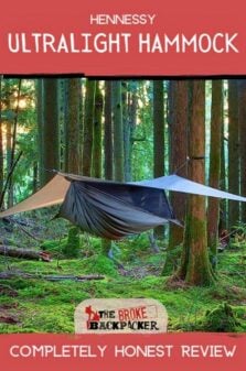 Hennessy Ultralight Hammock Pinterest Image