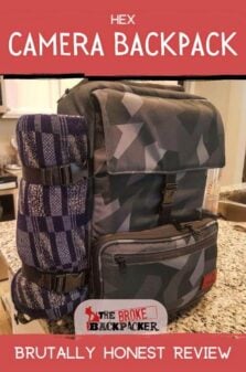 Hex Camera Backpack Review Pinterest Image