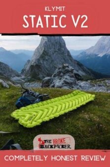 Klymit Static V2 Pinterest Image