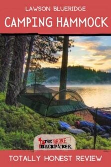 Lawson Blue Ridge Camping Hammock Pinterest Image