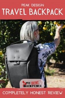 Peak Design Travel Backpack Pinterest Image