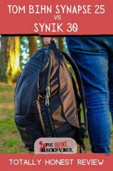 Tom Bihn Synik 30 Review Pinterest Image