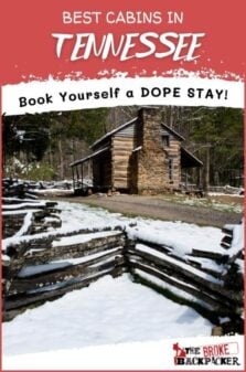 Best Cabins Tennessee Pinterest Image