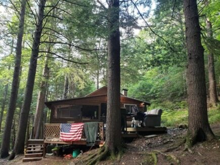 Cabin in the White Mountains, Maine