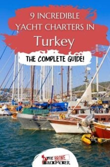 Yacht Charter in Turkey Pinterest Image